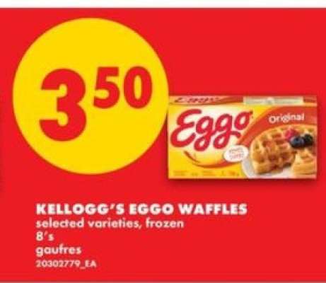 KELLOGG’S EGGO WAFFLES