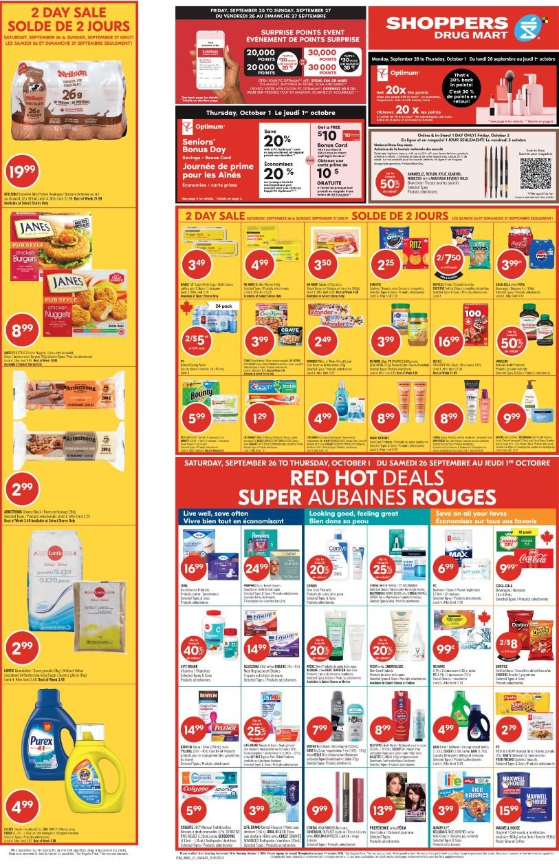 Circulaire Shoppers Drug Mart - 26 Septembre 2026 - 01 Octobre 2026. Page 1