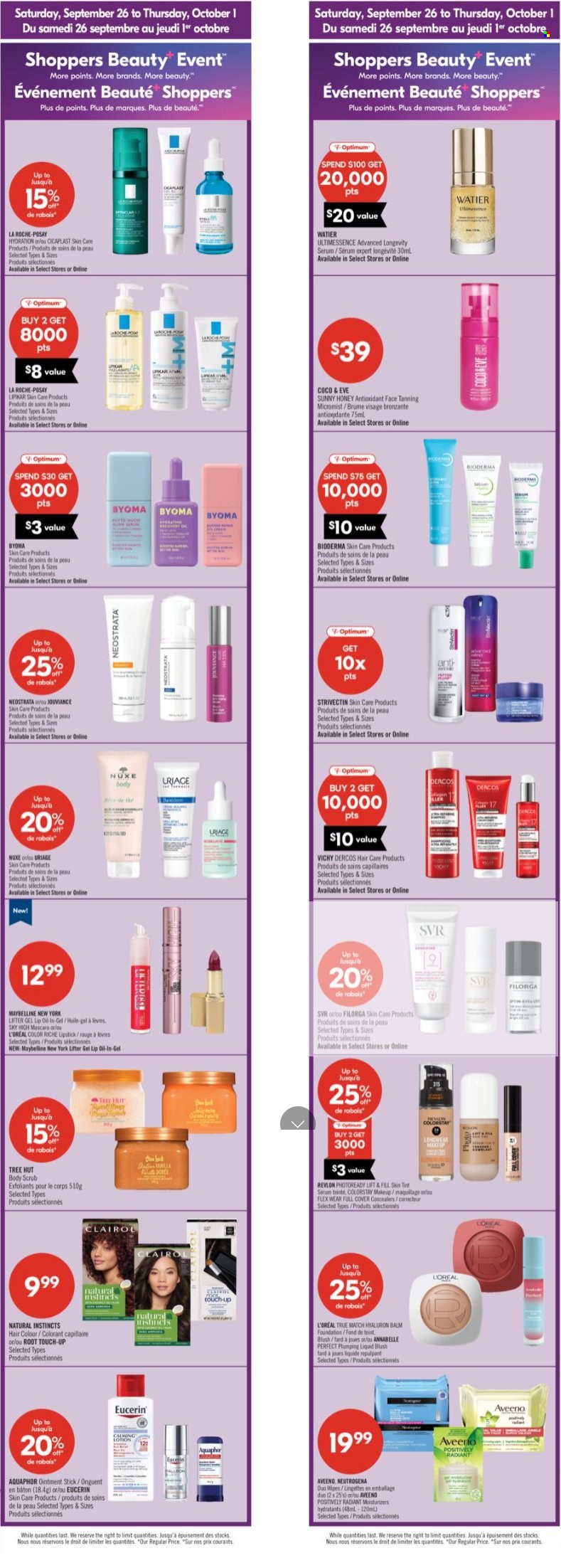 Circulaire Shoppers Drug Mart - 26 Septembre 2026 - 01 Octobre 2026. Page 3