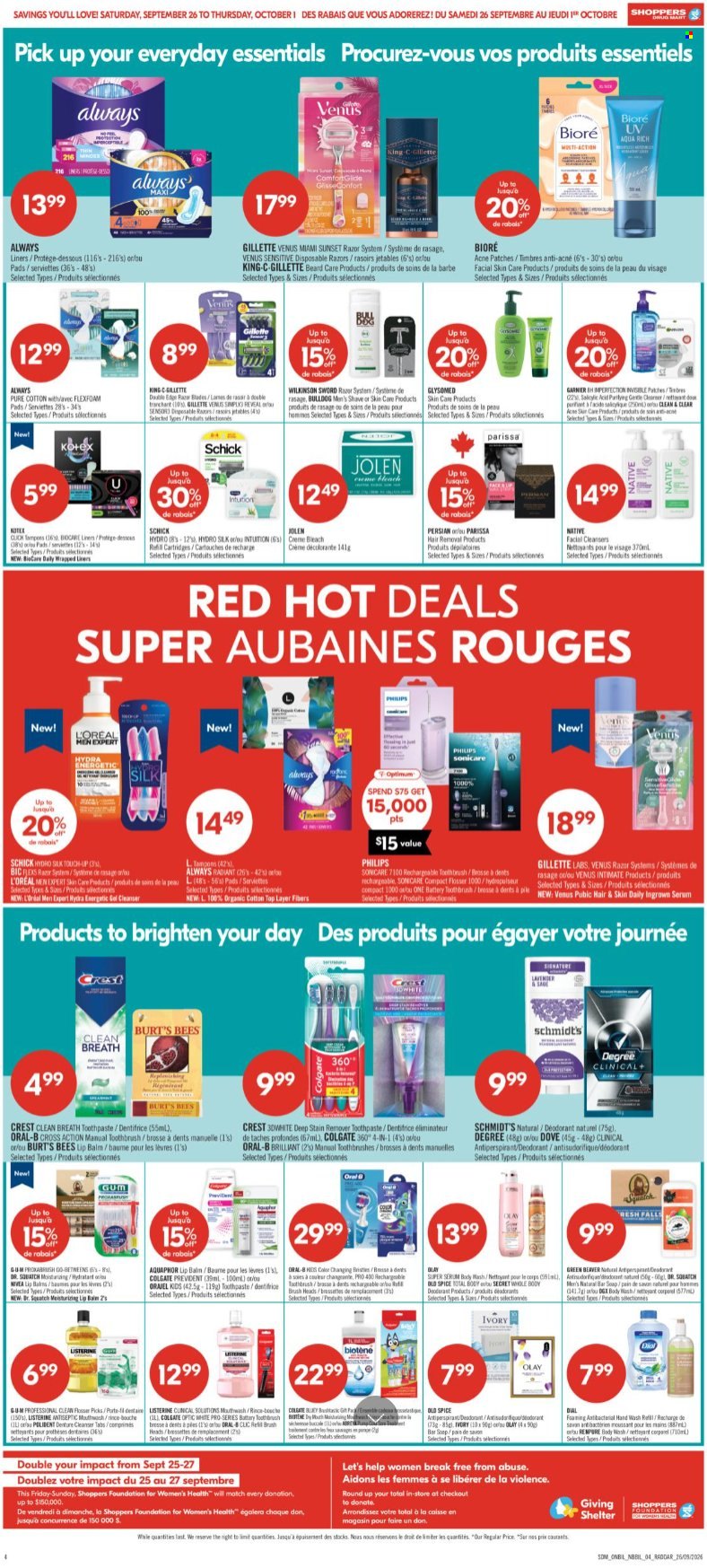 Circulaire Shoppers Drug Mart - 26 Septembre 2026 - 01 Octobre 2026. Page 8