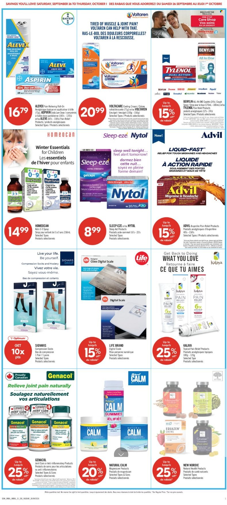 Circulaire Shoppers Drug Mart - 26 Septembre 2026 - 01 Octobre 2026. Page 12