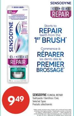 SENSODYNE CLINICAL REPAIR