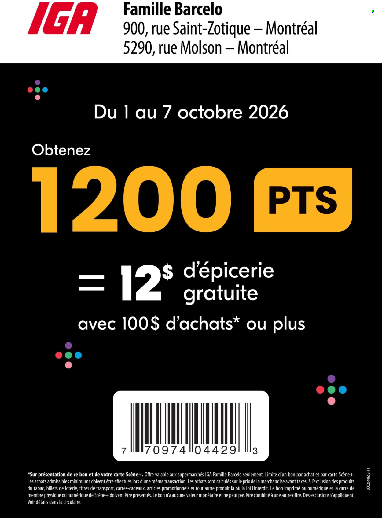 Circulaire IGA - 01 Octobre 2026 - 07 Octobre 2026. Page 11