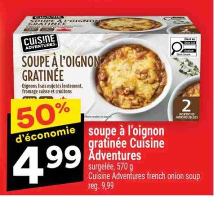SOUPE À L'OIGNON GRATINÉE CUISINE ADVENTURES