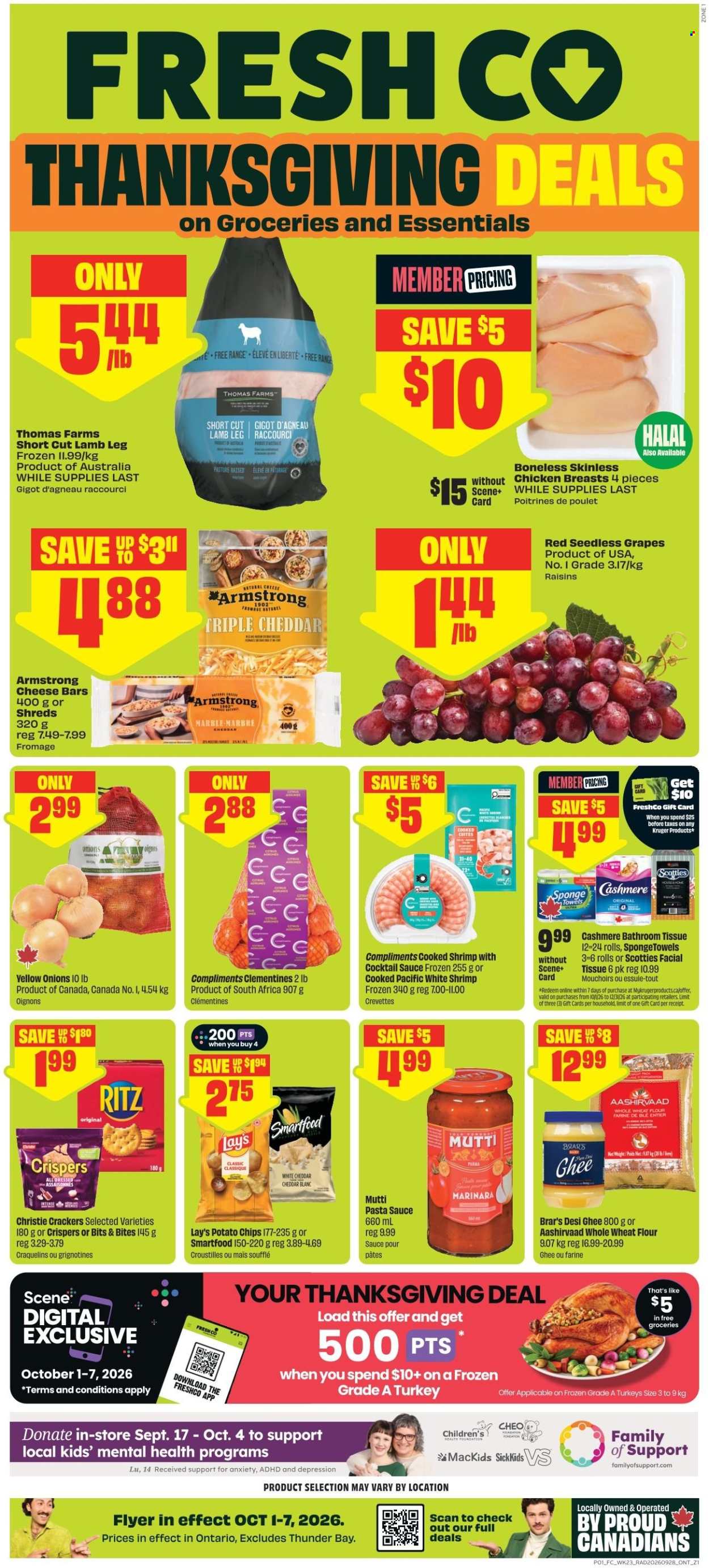 Circulaire FreshCo. - 01 Octobre 2026 - 07 Octobre 2026. Page 1