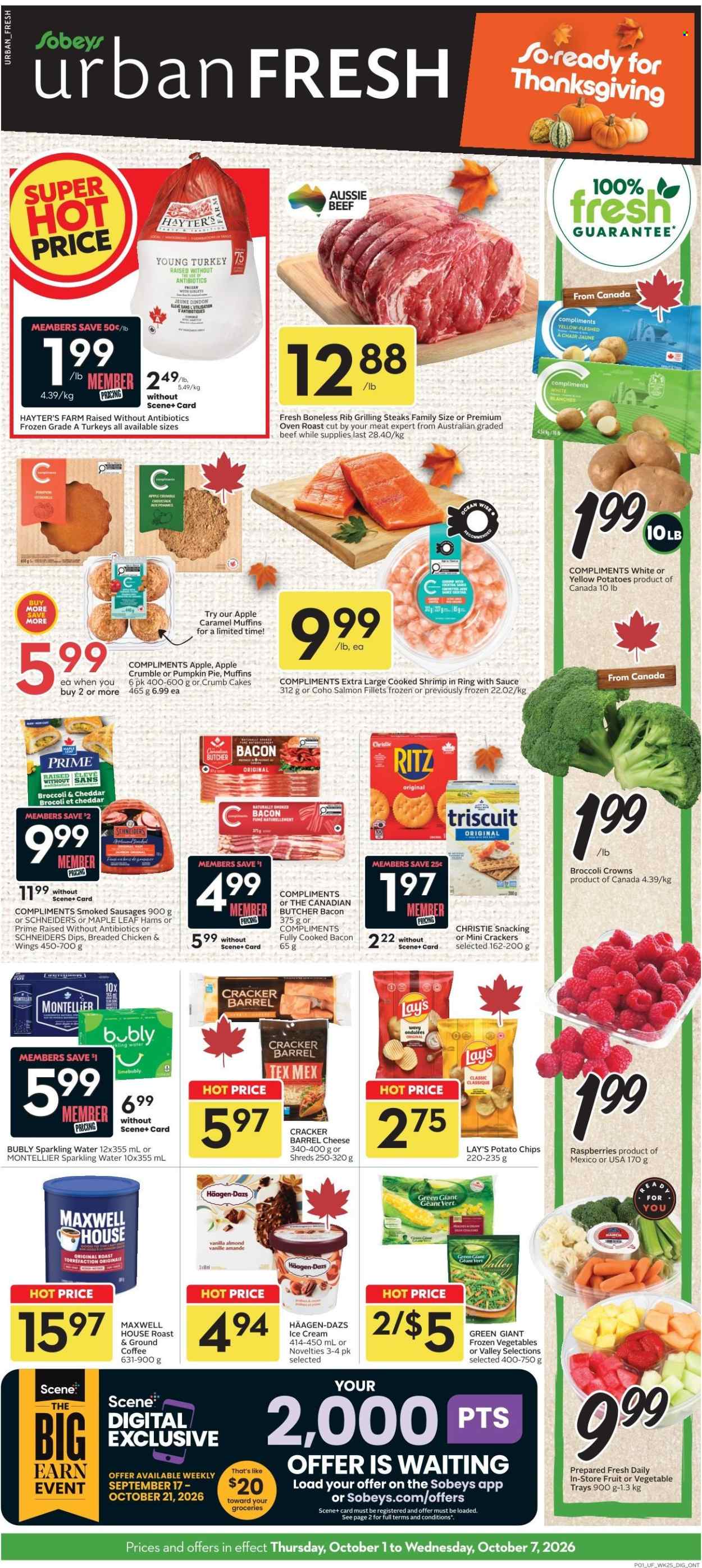 Circulaire Sobeys Urban Fresh - 01 Octobre 2026 - 07 Octobre 2026. Page 1