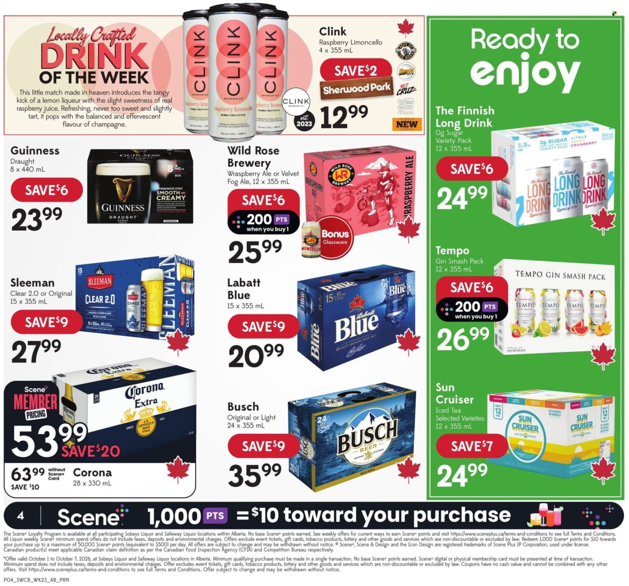 Circulaire Sobeys Liquor - 01 Octobre 2026 - 07 Octobre 2026. Page 5