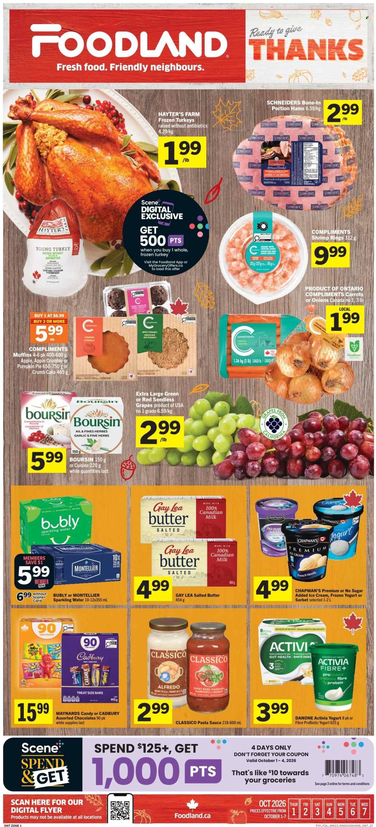 Circulaire Foodland - 01 Octobre 2026 - 07 Octobre 2026. Page 1