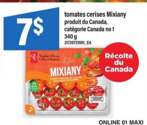 tomates cerises Mixiany