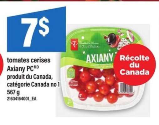 TOMATES CERISES AXIANY PC