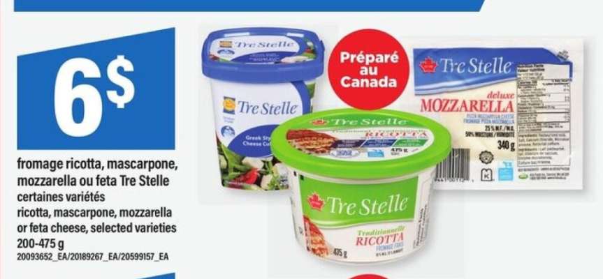 Tre Stelle Cheese