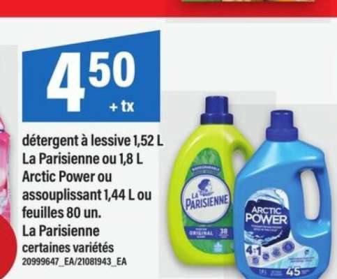 Détergent à lessive