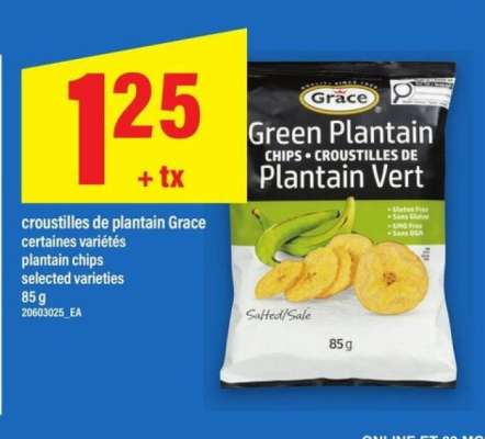 Grace Green Plantain Chips