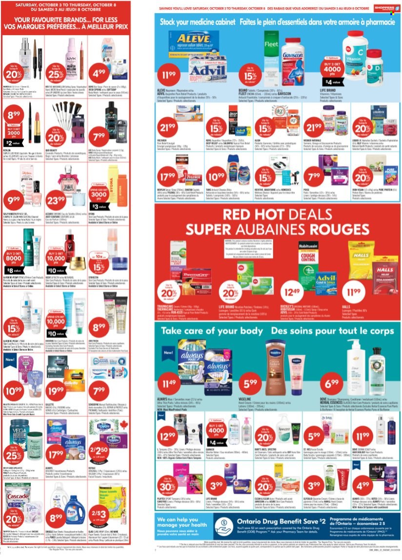 Circulaire Shoppers Drug Mart - 03 Octobre 2026 - 08 Octobre 2026. Page 4