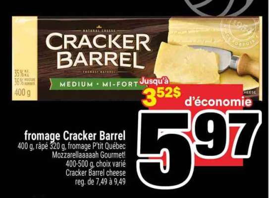 Fromage Cracker Barrel
