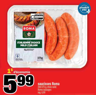 SAUCISSES ROMA