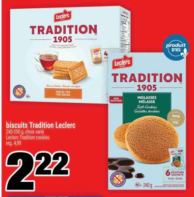 BISCUITS TRADITION LECLERC