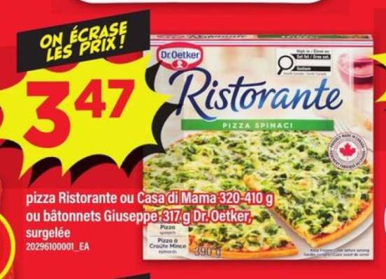 Dr. Oetker Ristorante Pizza Spinaci