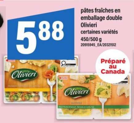 Olivieri pâtes fraîches
