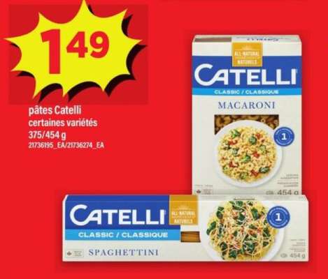 pâtes Catelli