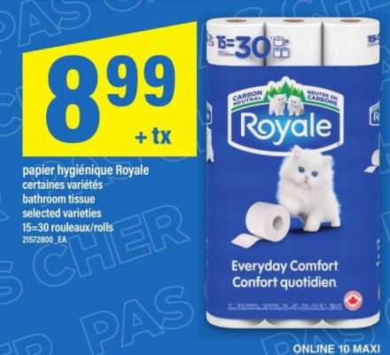 PAPIER HYGIÉNIQUE ROYALE