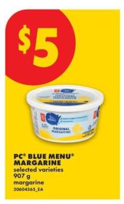 PC BLUE MENU MARGARINE