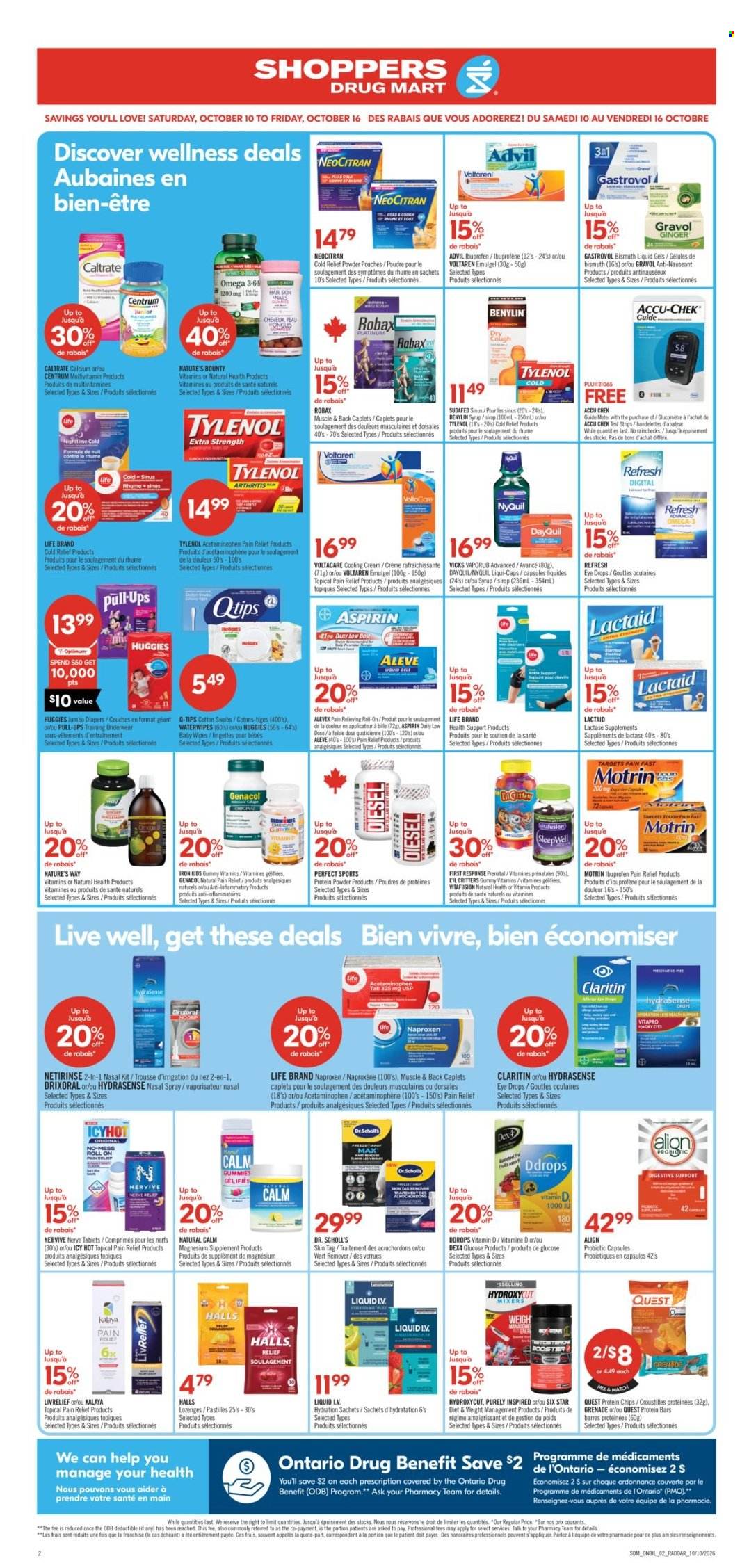 Circulaire Shoppers Drug Mart - 09 Octobre 2026 - 15 Octobre 2026. Page 4