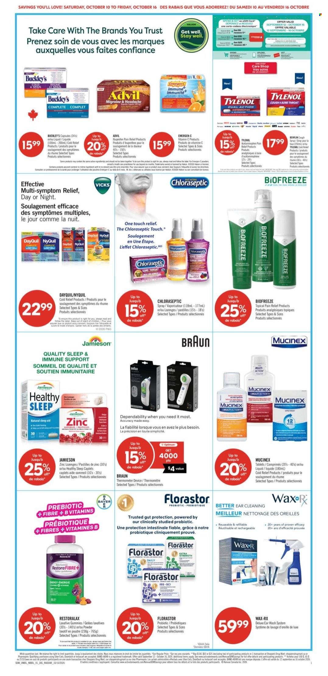 Circulaire Shoppers Drug Mart - 09 Octobre 2026 - 15 Octobre 2026. Page 13