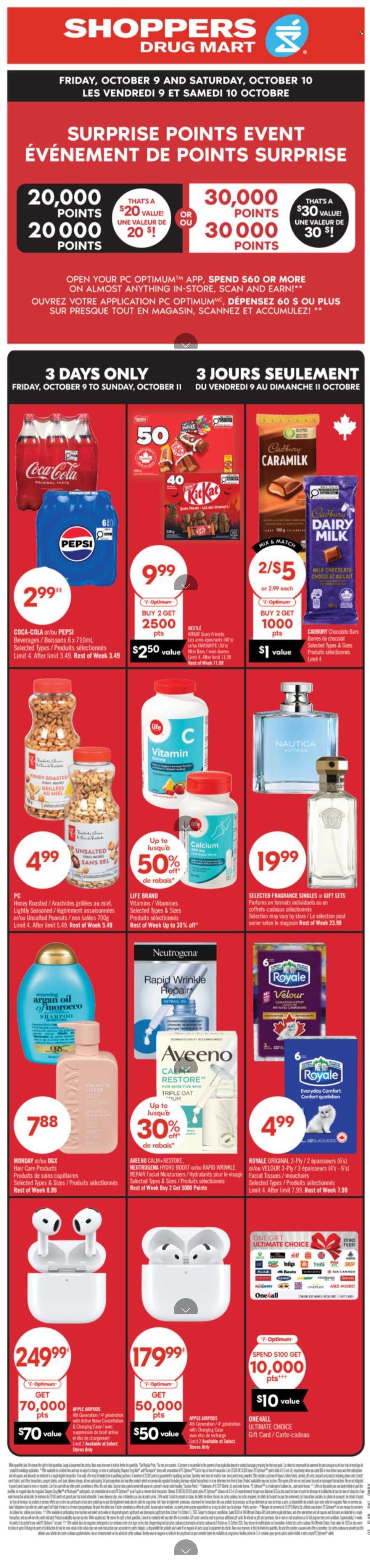 Circulaire Shoppers Drug Mart - 09 Octobre 2026 - 11 Octobre 2026. Page 1