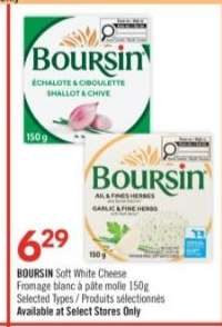 BOURSIN Soft White Cheese