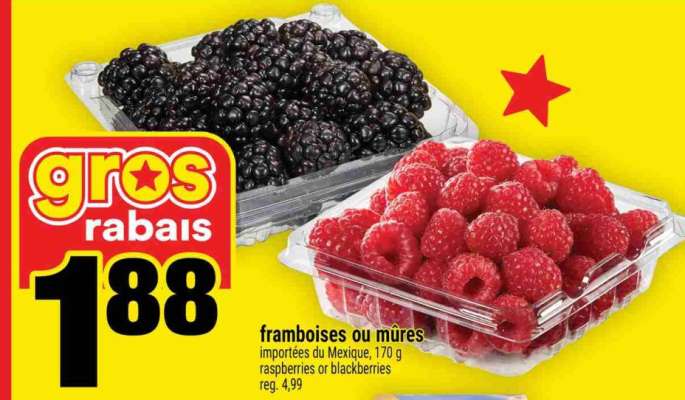 FRAMBOISES OU MÛRES