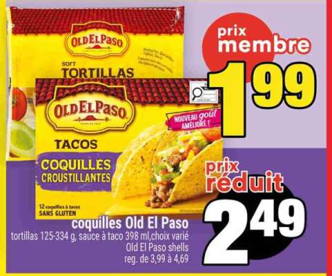 COQUILLES OLD EL PASO