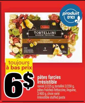 PÂTES FARCIÈS IRRÉSISTIBLE