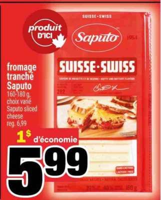FROMAGE TRANCHÉ SAPUTO