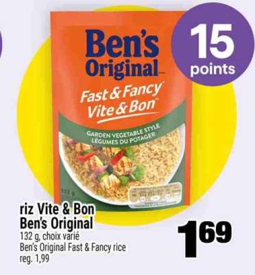 riz Vite & Bon Ben’s Original