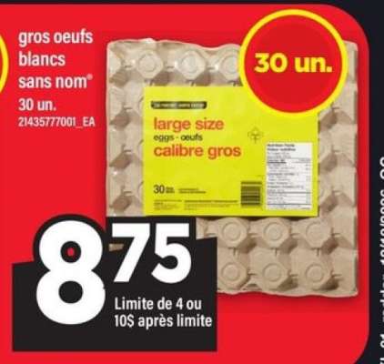gros œufs blancs sans nom