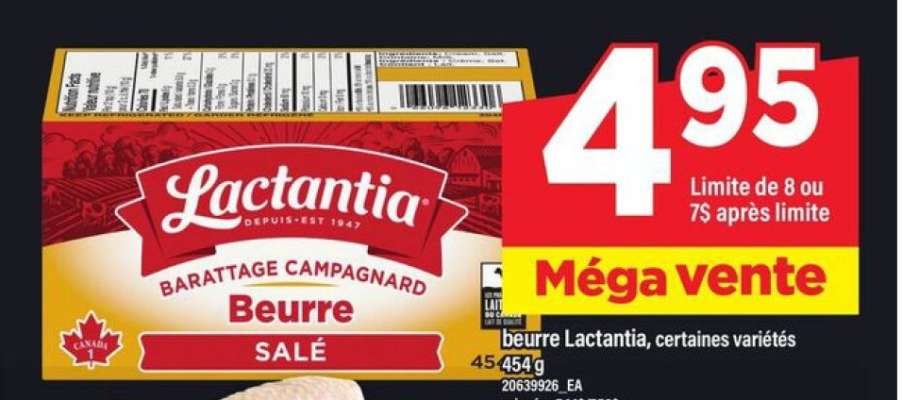 Lactantia Beurre Salé