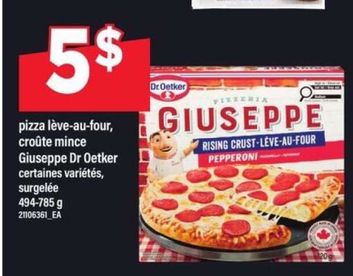 pizza Giuseppe Dr. Oetker