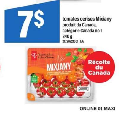 tomates cerises Mixiany