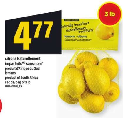 citrons Naturellement imparfaits sans nom