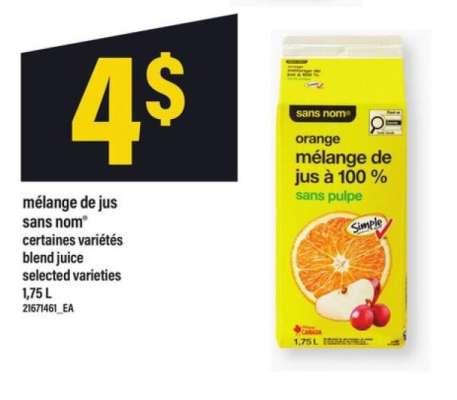 mélange de jus sans nom
