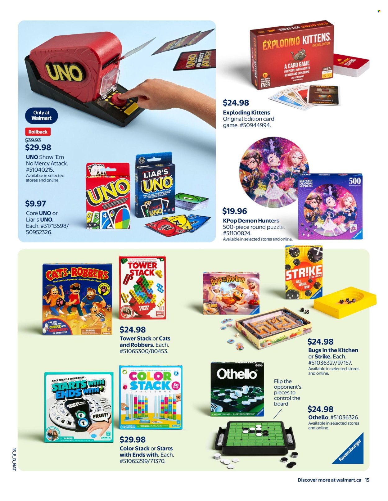 Circulaire Walmart - 15 Octobre 2026 - 23 Décembre 2026. Page 19