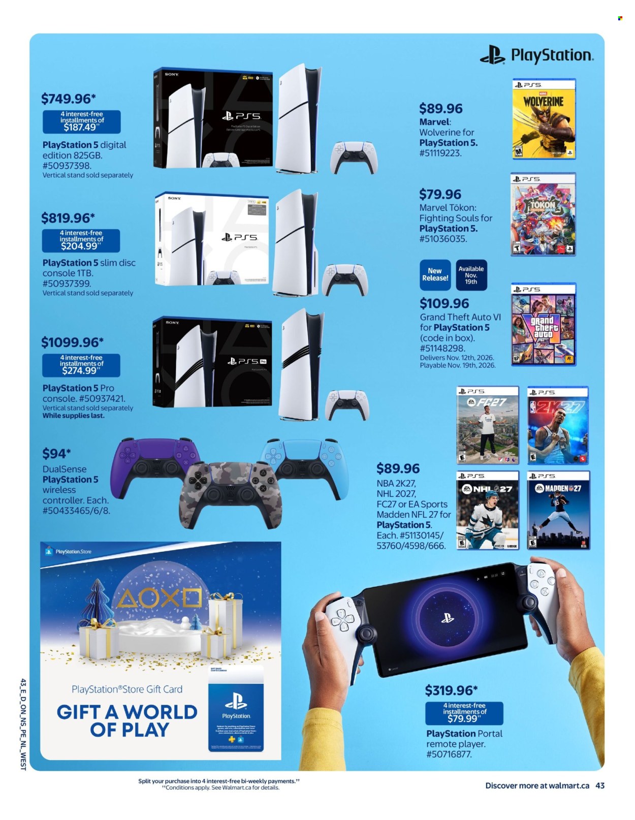 Circulaire Walmart - 15 Octobre 2026 - 23 Décembre 2026. Page 56