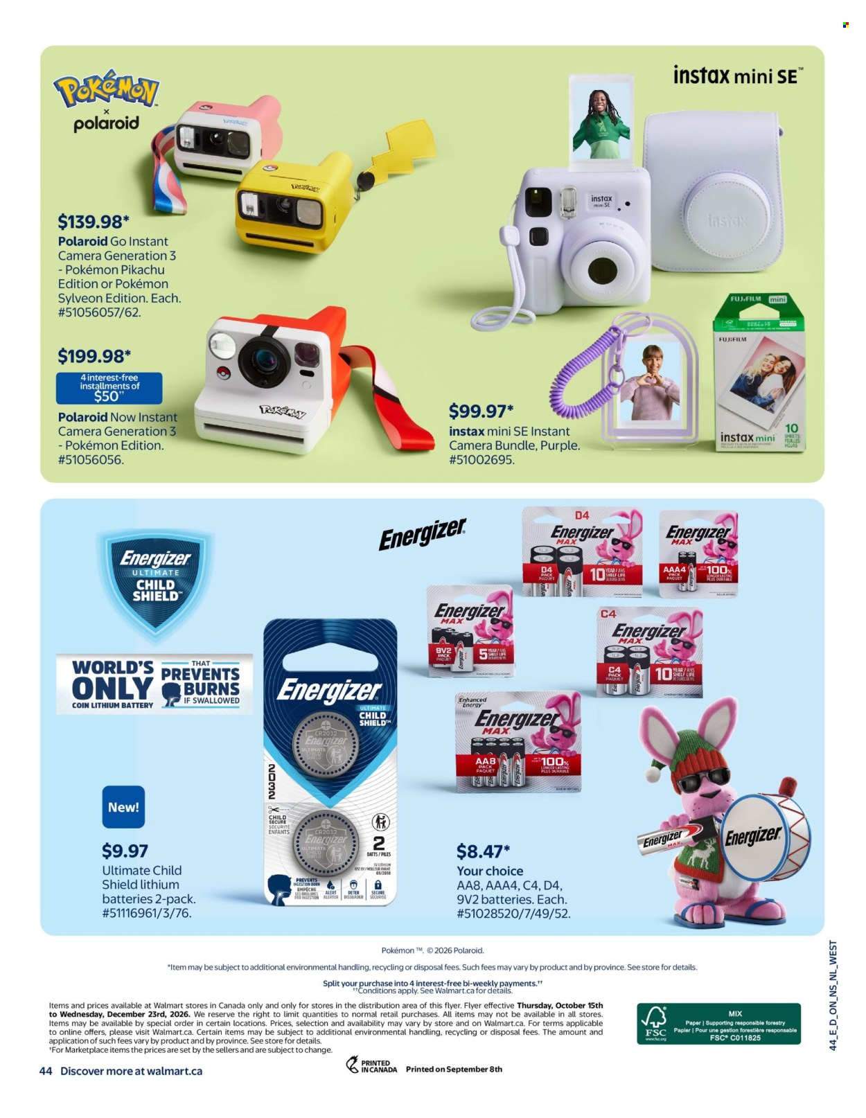 Circulaire Walmart - 15 Octobre 2026 - 23 Décembre 2026. Page 57