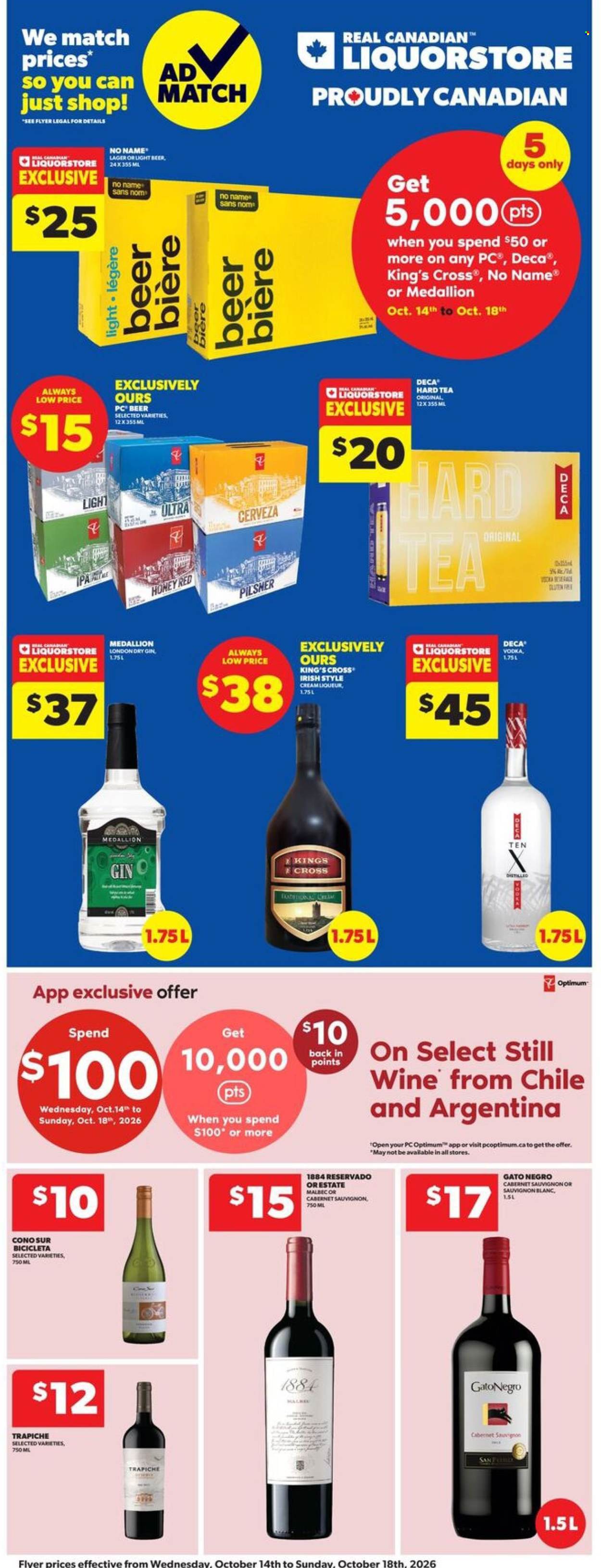Circulaire Real Canadian Liquorstore - 14 Octobre 2026 - 18 Octobre 2026. Page 1