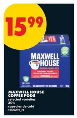 Maxwell House Coffee Pods