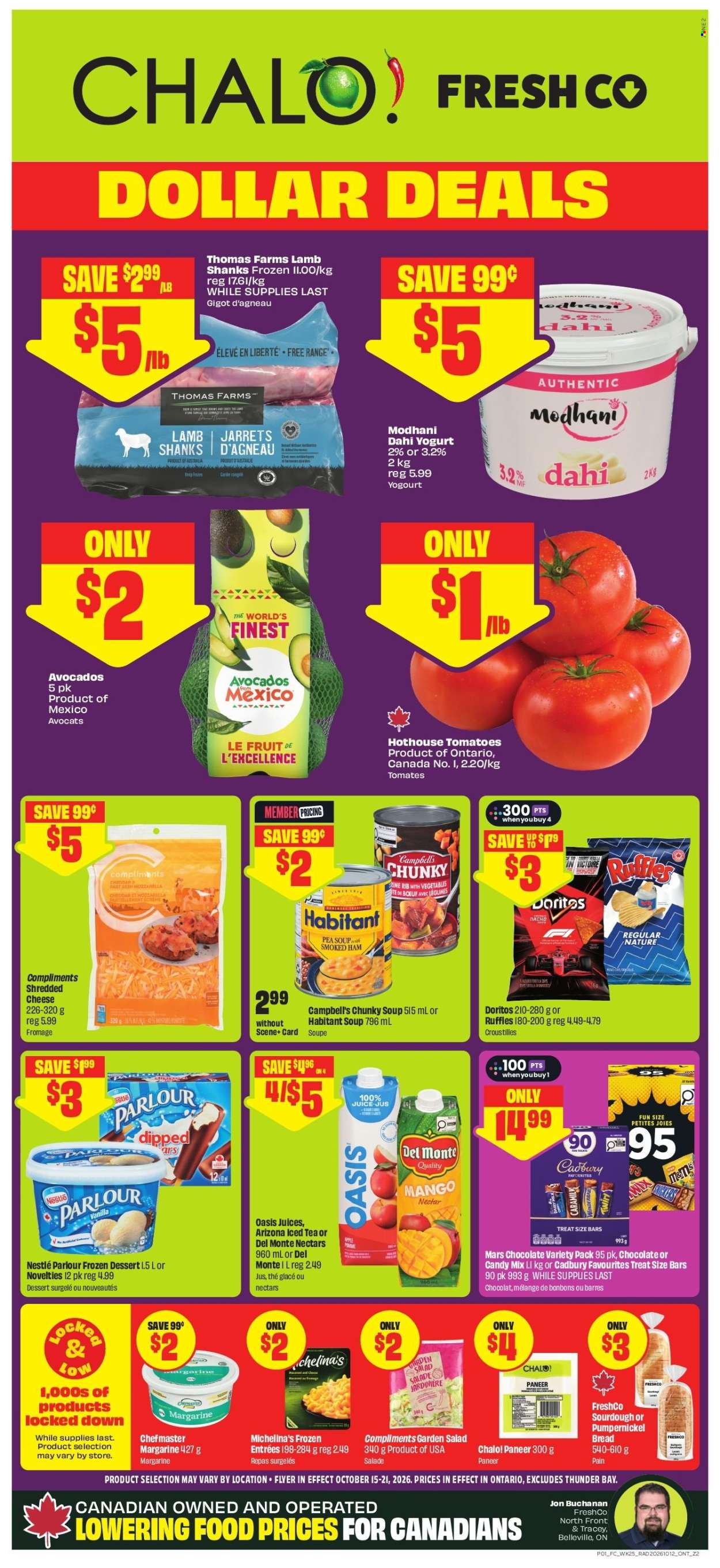 Circulaire Chalo! FreshCo. - 15 Octobre 2026 - 21 Octobre 2026. Page 1