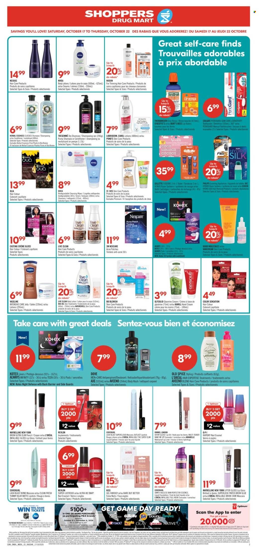 Circulaire Shoppers Drug Mart - 17 Octobre 2026 - 22 Octobre 2026. Page 10