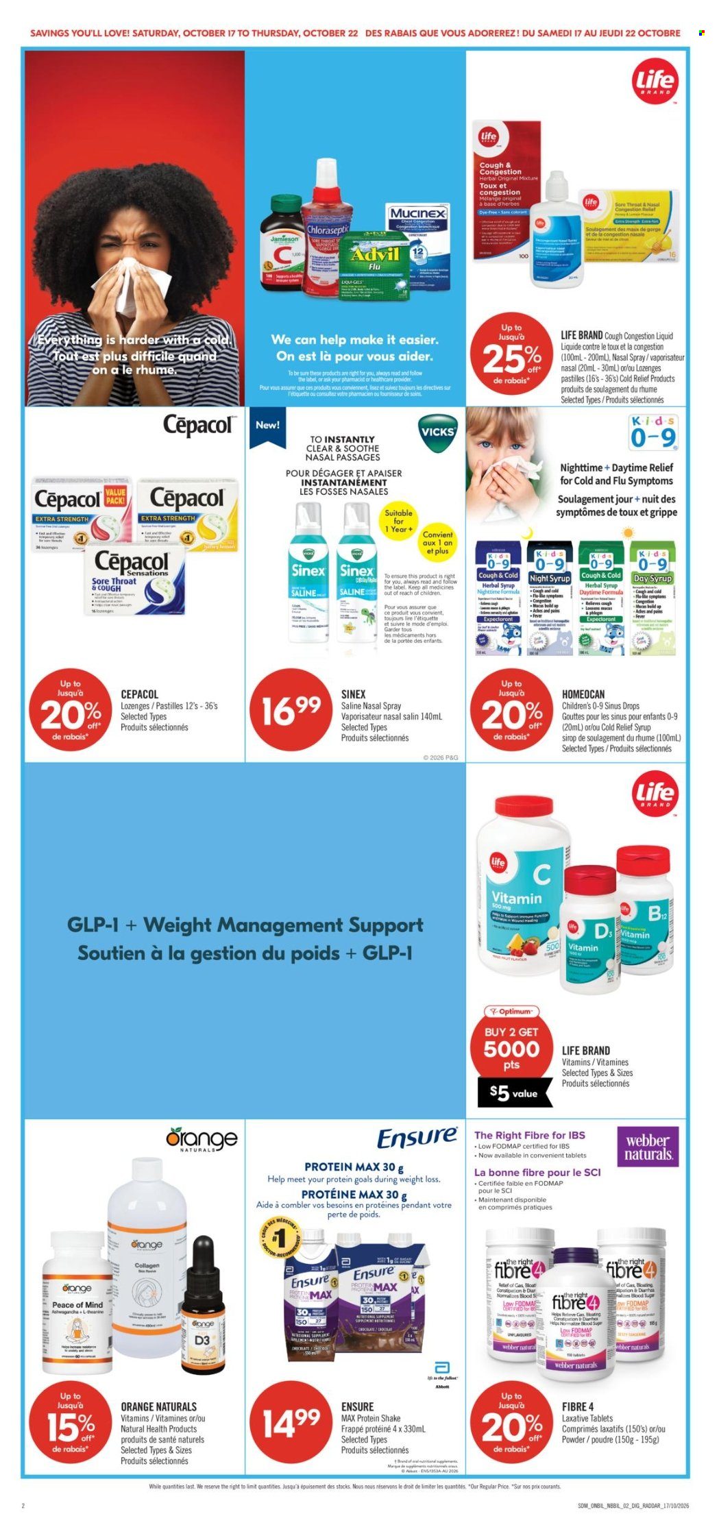 Circulaire Shoppers Drug Mart - 17 Octobre 2026 - 22 Octobre 2026. Page 15