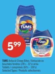 TUMS Antacid Chewy Bites